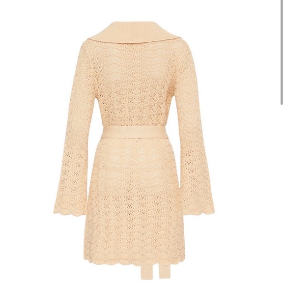 SPELL  Road to Paradise Knit Mini Dress in Wheat - Picture 6 of 12